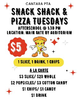Snack Shack Flyer